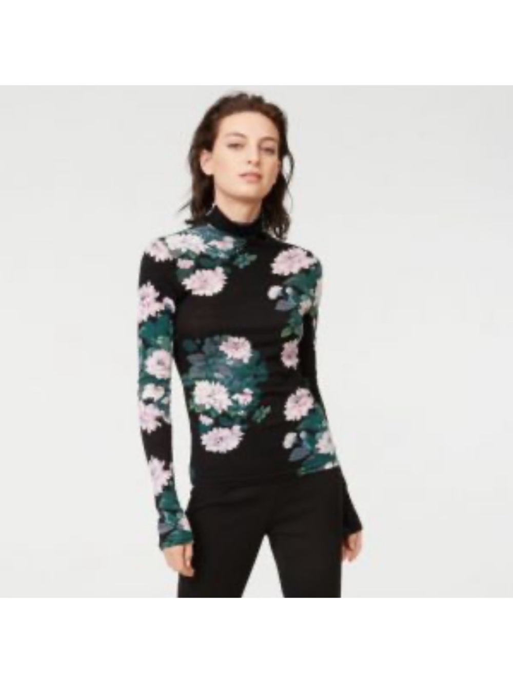 Club Monaco marigold wool blend JULIE turtleneck